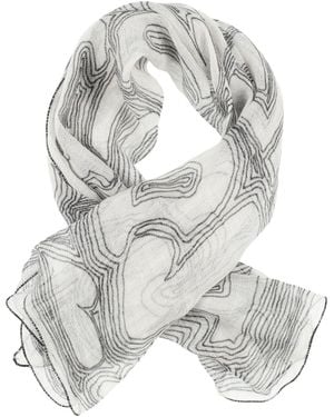 Faliero Sarti Scarf Cotton, Modal, Cashmere - Grey
