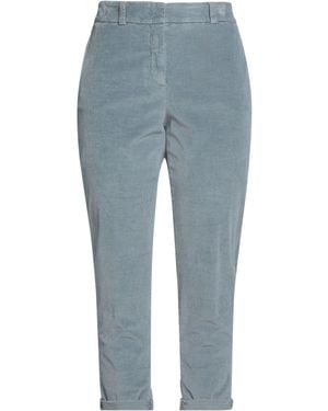 Peserico Trousers Cotton, Modal, Elastane - Blue