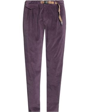 White Sand Pants - Purple