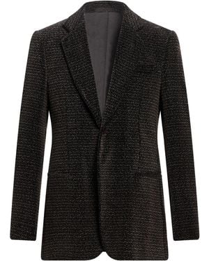 Armani Collezioni Blazer Viscose, Silk, Polyamide - Black
