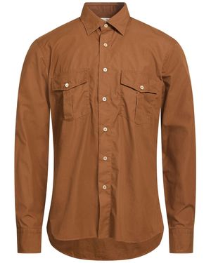 Alessandro Gherardi Shirt Cotton - Brown