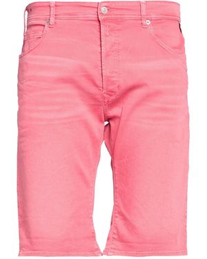 Replay Denim Shorts Cotton, Elastane - Pink
