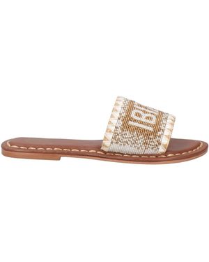 De Siena Sandals Textile Fibers - Natural