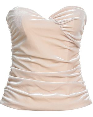 Kocca Ivory Top Polyester, Elastane - Natural