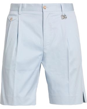 Dolce & Gabbana Shorts & Bermuda Shorts Cotton, Elastane - Blue