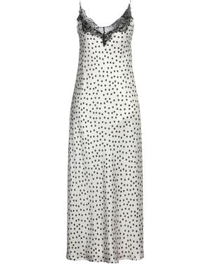 Imperial Maxi Dress Polyester - White