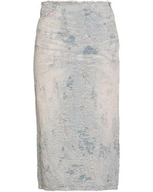 DIESEL Denim Skirt Cotton - Gray