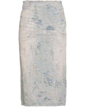 DIESEL Denim Skirt Cotton - Grey