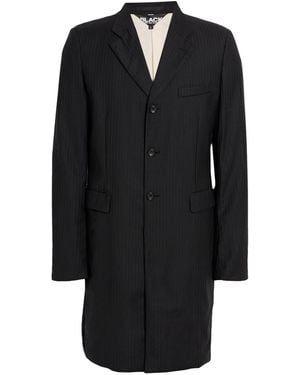 Comme des Garçons Coat Wool - Black