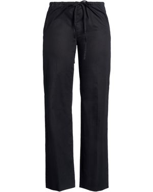 Agnona Trousers Cotton, Elastane - Blue