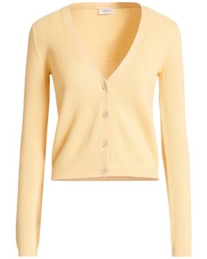 Agnona Cardigan Cotton, Cashmere, Metal - Yellow
