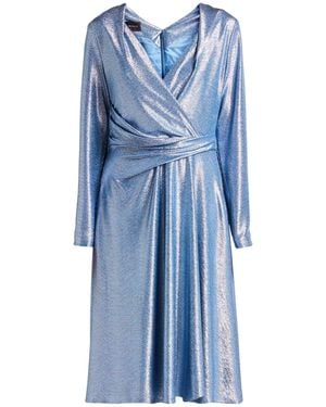 Talbot Runhof Midi Dress Polyester, Elastane - Blue