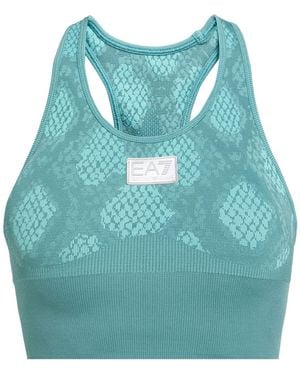 EA7 Top Polyamide, Recycled Polyester, Elastane - Blue