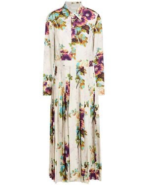 Tory Burch Midi Dresses - White