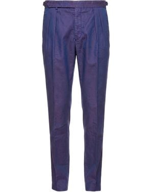 Boglioli Pants Cotton, Polyester - Blue