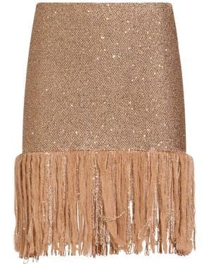 SIMONA CORSELLINI Cape Viscose, Polyamide, Polyester - Brown
