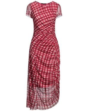 High Maxi Dress Polyester, Elastane - Red