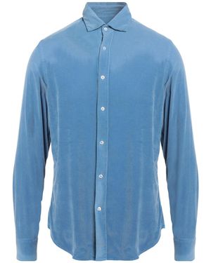 Havana & Co. Shirt Cotton, Elastane - Blue