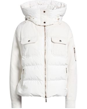 Moorer Puffer Cotton, Polyamide - White
