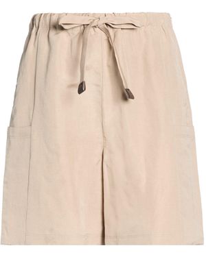 Max Mara Shorts & Bermuda Shorts Linen, Silk - Natural