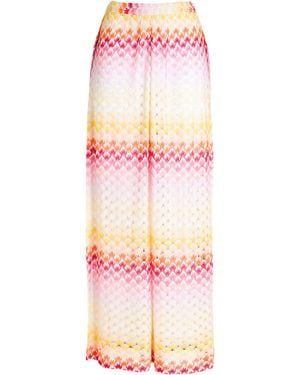 Missoni Pants Viscose, Metallic Fiber - Pink