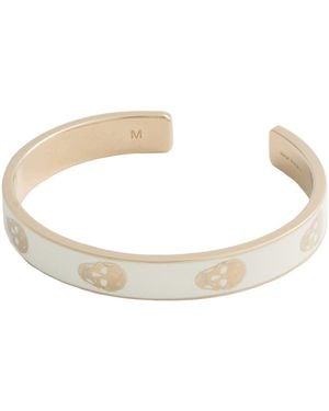 McQueen Bracelet Metal - White