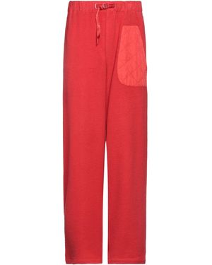 White Sand Pants - Red