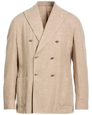 L.B.M. 1911 Blazer Virgin Wool, Wool, Linen - Natural