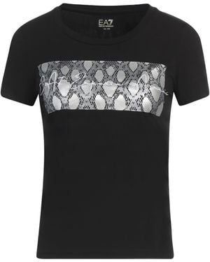 EA7 T-Shirt Cotton, Elastane - Black