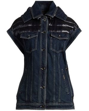 Moorer Vest Cotton, Elastane - Blue