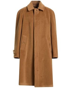 Lardini Coat Virgin Wool - Brown