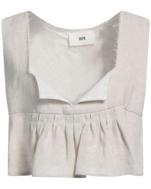SOLOTRE Top Linen, Cotton - White