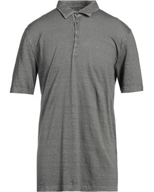120% Lino Polo Shirt - Gray