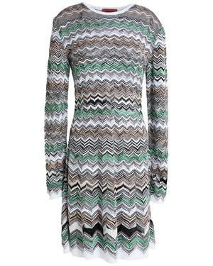 Missoni Mini Dress Viscose, Cotton, Elastane, Polyamide - Grey