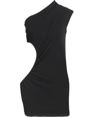 Erika Cavallini Semi Couture Top Acetate, Polyamide, Elastane - Black