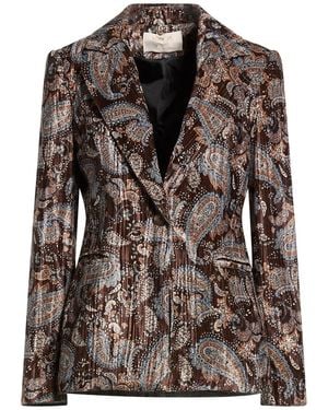 Kaos Blazer Polyester - Brown