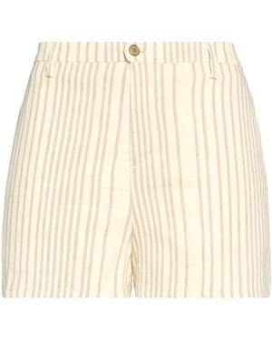 Briglia 1949 Genderless Shorts & Bermuda Shorts Cotton, Linen - Natural