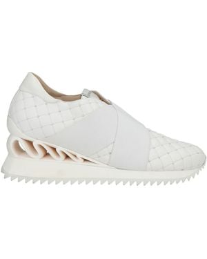 Le Silla Sneakers Leather, Textile Fibers - White