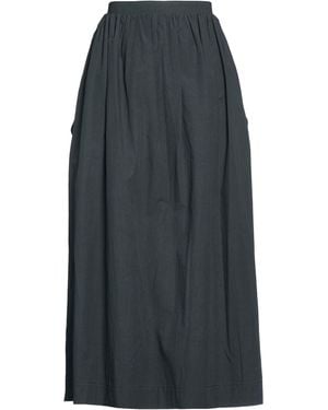 Uma Wang Midnight Midi Skirt Cotton - Blue