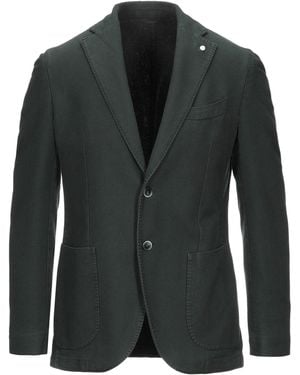 Luigi Bianchi Blazer Cotton - Black