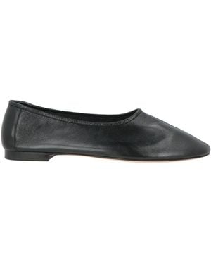 BY FAR Ballet Flats Leather - Black