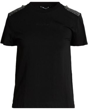 KARL LAGERFELD T-Shirts - Black