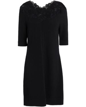 Ermanno Scervino Mini Dress Virgin Wool, Polyamide, Wool, Cotton, Mohair Wool - Black