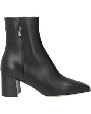 Ferragamo Ankle Boots Calfskin - Black