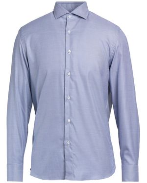 Caruso Shirt Cotton - Blue