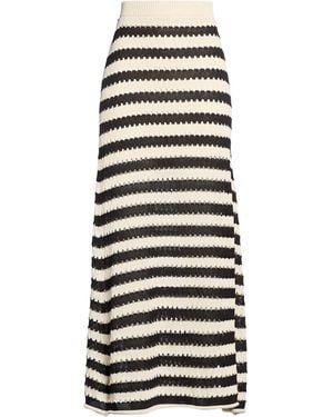 Ichi Maxi Skirts - White