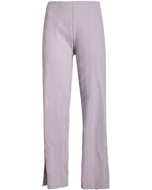 Calvin Klein Pants Cotton, Elastane - Purple