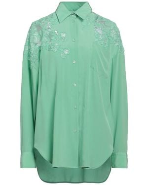 Ermanno Scervino Shirt Silk, Polyester, Cotton, Viscose - Green