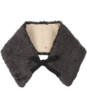 Masnada Charcoal Scarf Merino Wool, Virgin Wool, Polyester - Multicolour