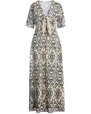 Niu Ivory Maxi Dress Cotton - White